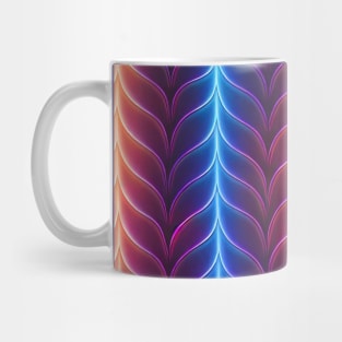 Nature themed design seamless textile pattern Mug